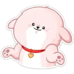 Perrito Rosa Cute